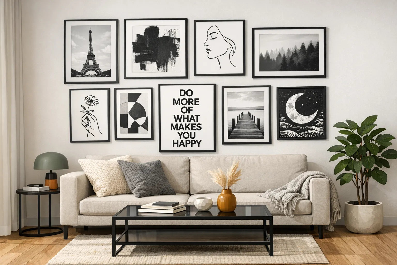 Black and White Prints: Styling Tips for Any Room