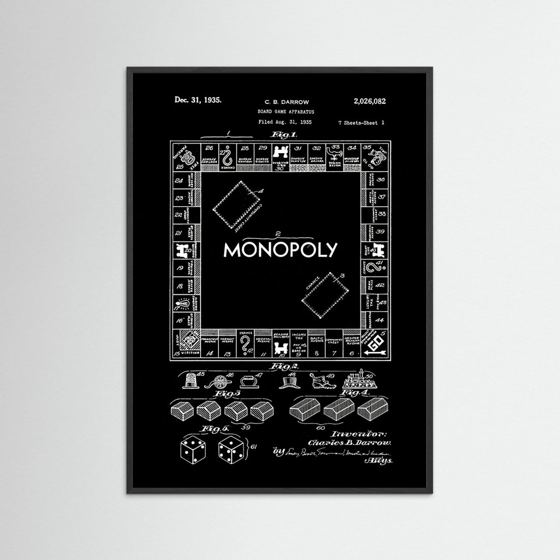 Board Game Patent 1935 by Andreas Magnusson
