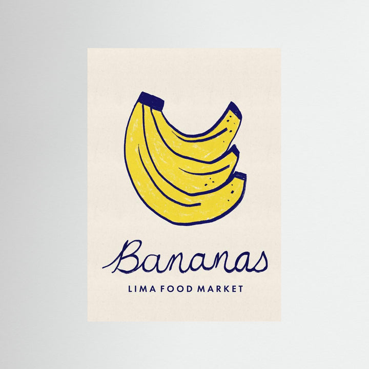 Bananas Lima Food Market Peru by Dirkie Nell