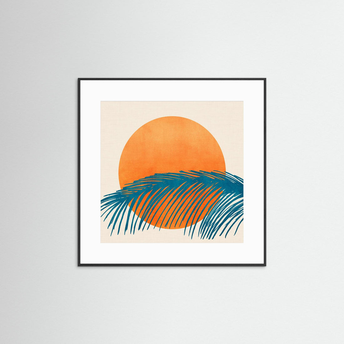 Retro Tropical Sunset by Kristian Gallagher