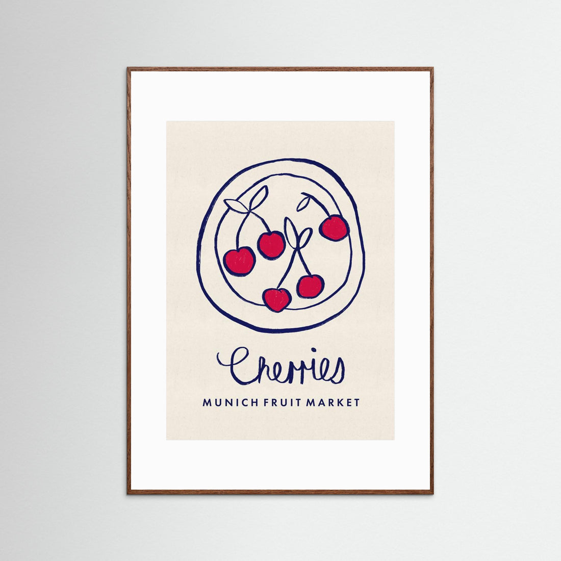 Cherries Munich Food Market Germany by Dirkie Nell