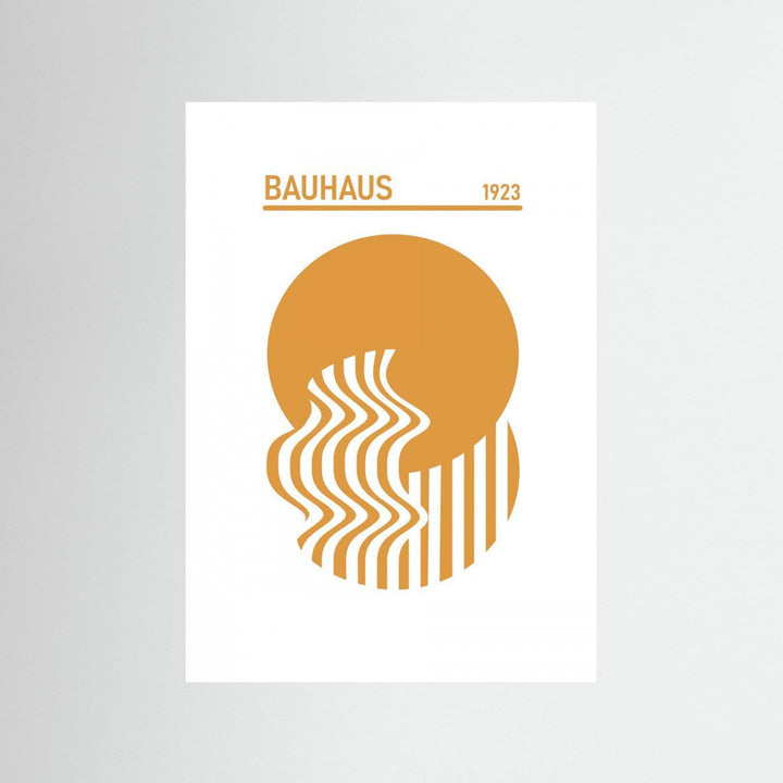 Bauhaus Cirkles by Sannel Larson - Fine Art Paper Print - dreamtprint.art - 14 x 21 cm / 5 x 8″ (A5)