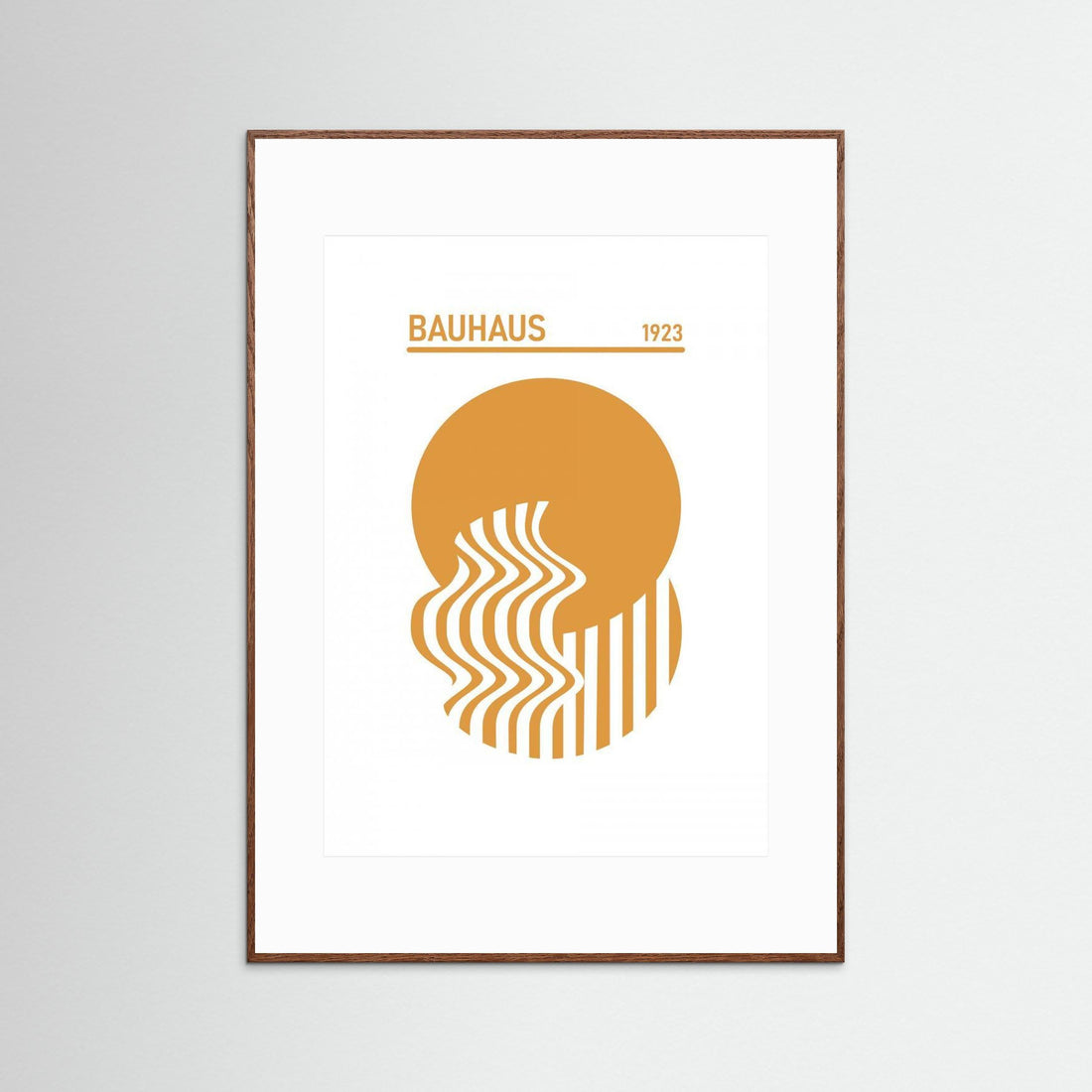 Bauhaus Cirkles by Sannel Larson - Fine Art Paper Print - dreamtprint.art - 14 x 21 cm / 5 x 8″ (A5)