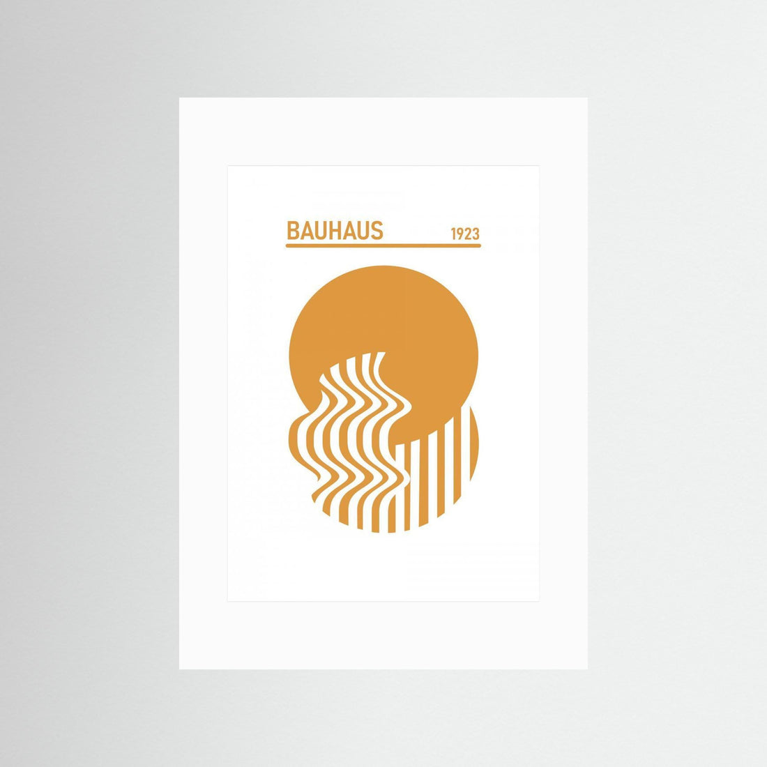 Bauhaus Cirkles by Sannel Larson - Fine Art Paper Print - dreamtprint.art - 14 x 21 cm / 5 x 8″ (A5)