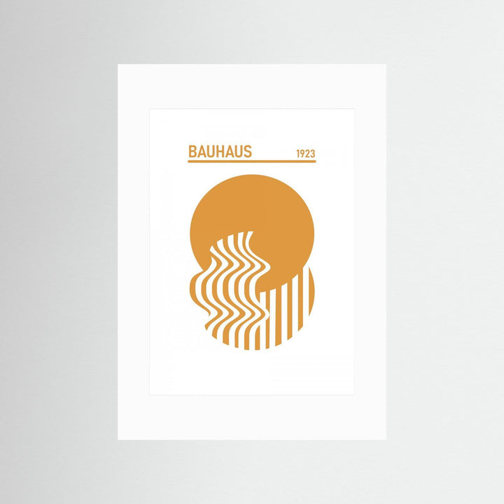 Bauhaus Cirkles by Sannel Larson - Fine Art Paper Print - dreamtprint.art - 14 x 21 cm / 5 x 8″ (A5)