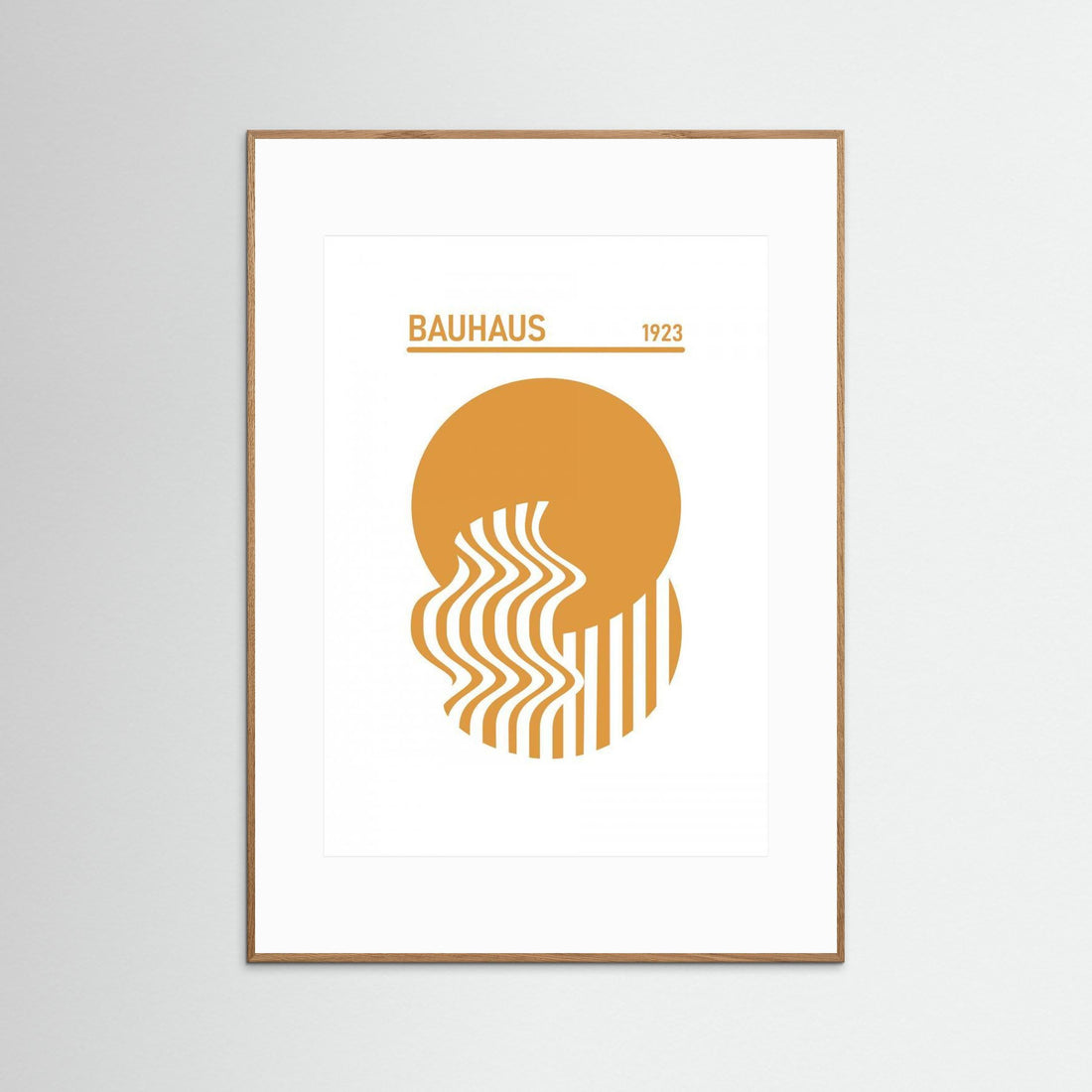 Bauhaus Cirkles by Sannel Larson - Fine Art Paper Print - dreamtprint.art - 14 x 21 cm / 5 x 8″ (A5)