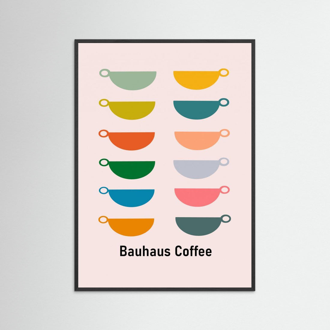 Bauhaus Coffee by Sannel Larson - Fine Art Paper Print - dreamtprint.art - 14 x 21 cm / 5 x 8″ (A5)