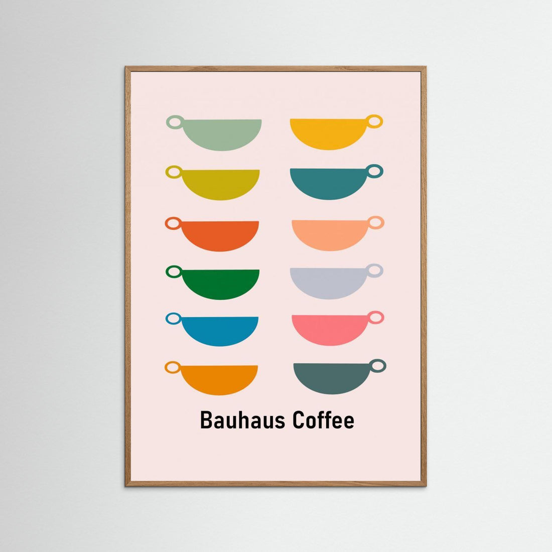 Bauhaus Coffee by Sannel Larson - Fine Art Paper Print - dreamtprint.art - 14 x 21 cm / 5 x 8″ (A5)
