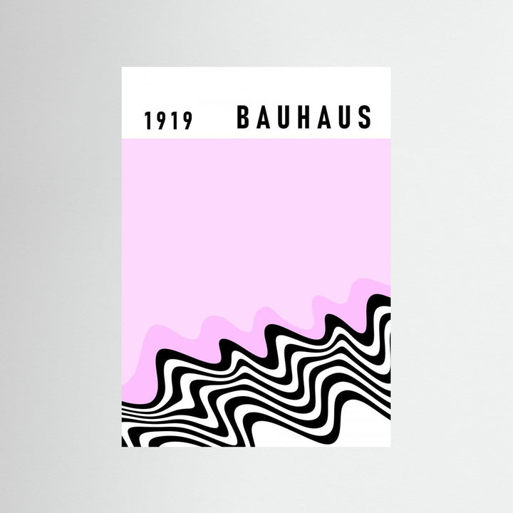 Bauhaus Pink by Sannel Larson - Fine Art Paper Print - dreamtprint.art - 14 x 21 cm / 5 x 8″ (A5)