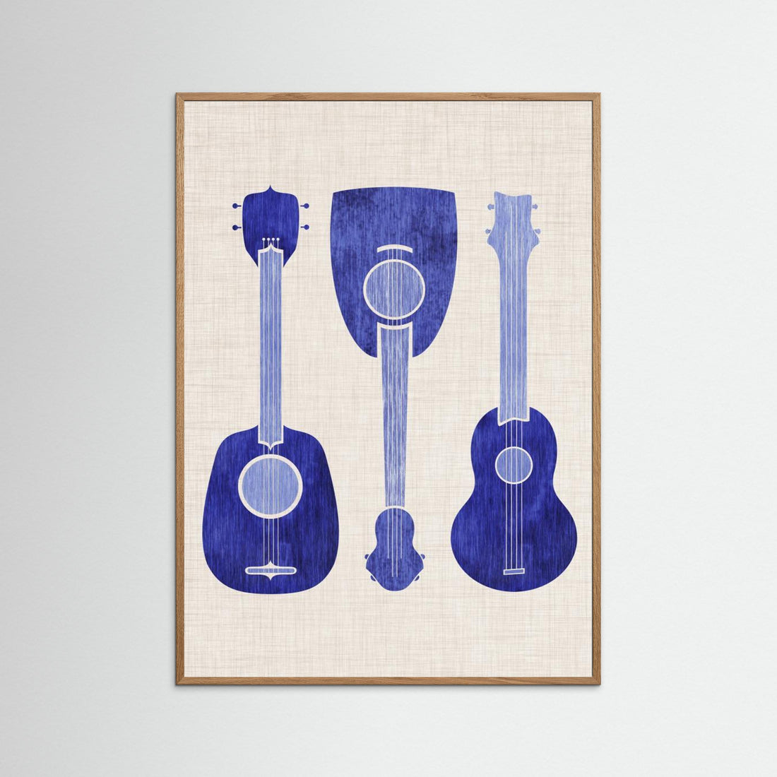 Blue Ukuleles by Kristian Gallagher