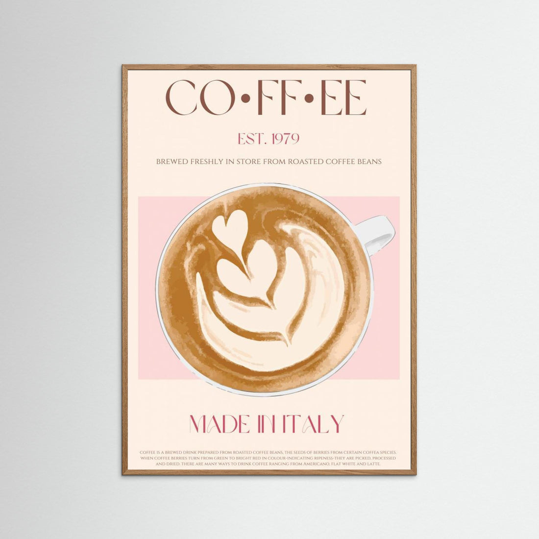Coffee by Nazma Khokhar - Fine Art Paper Print - dreamtprint.art - 14 x 21 cm / 5 x 8″ (A5)
