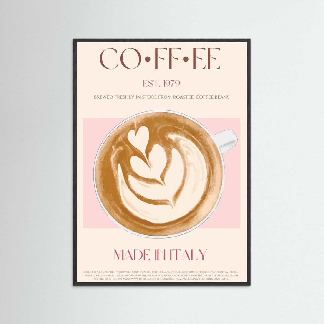 Coffee by Nazma Khokhar - Fine Art Paper Print - dreamtprint.art - 14 x 21 cm / 5 x 8″ (A5)