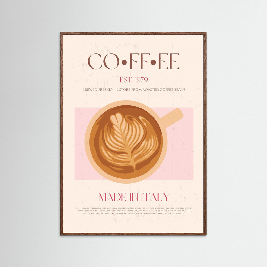 Coffee by Nazma Khokhar - Fine Art Paper Print - dreamtprint.art - 14 x 21 cm / 5 x 8″ (A5)