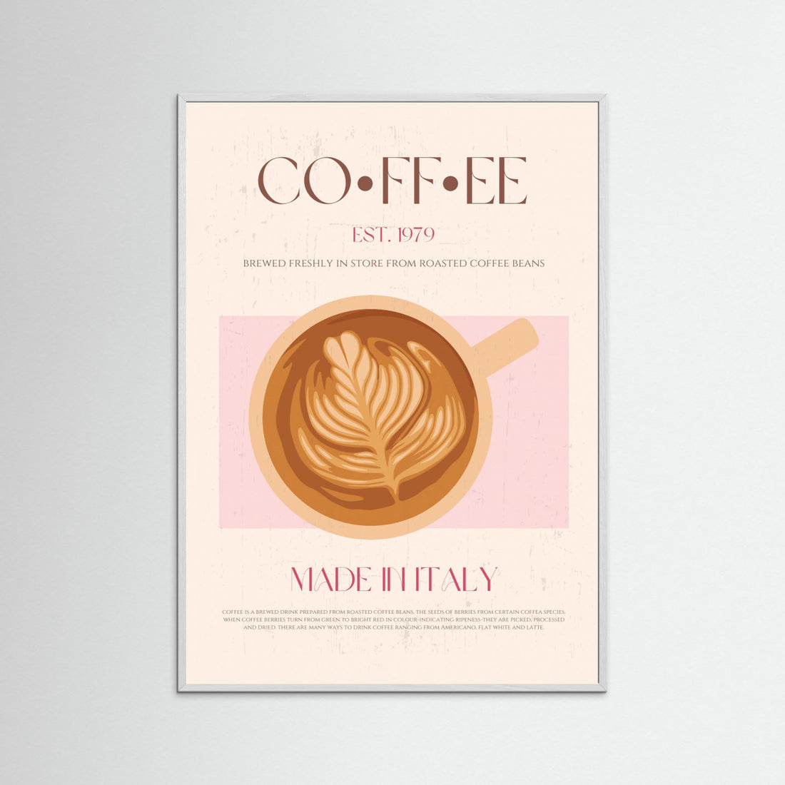 Coffee by Nazma Khokhar - Fine Art Paper Print - dreamtprint.art - 14 x 21 cm / 5 x 8″ (A5)