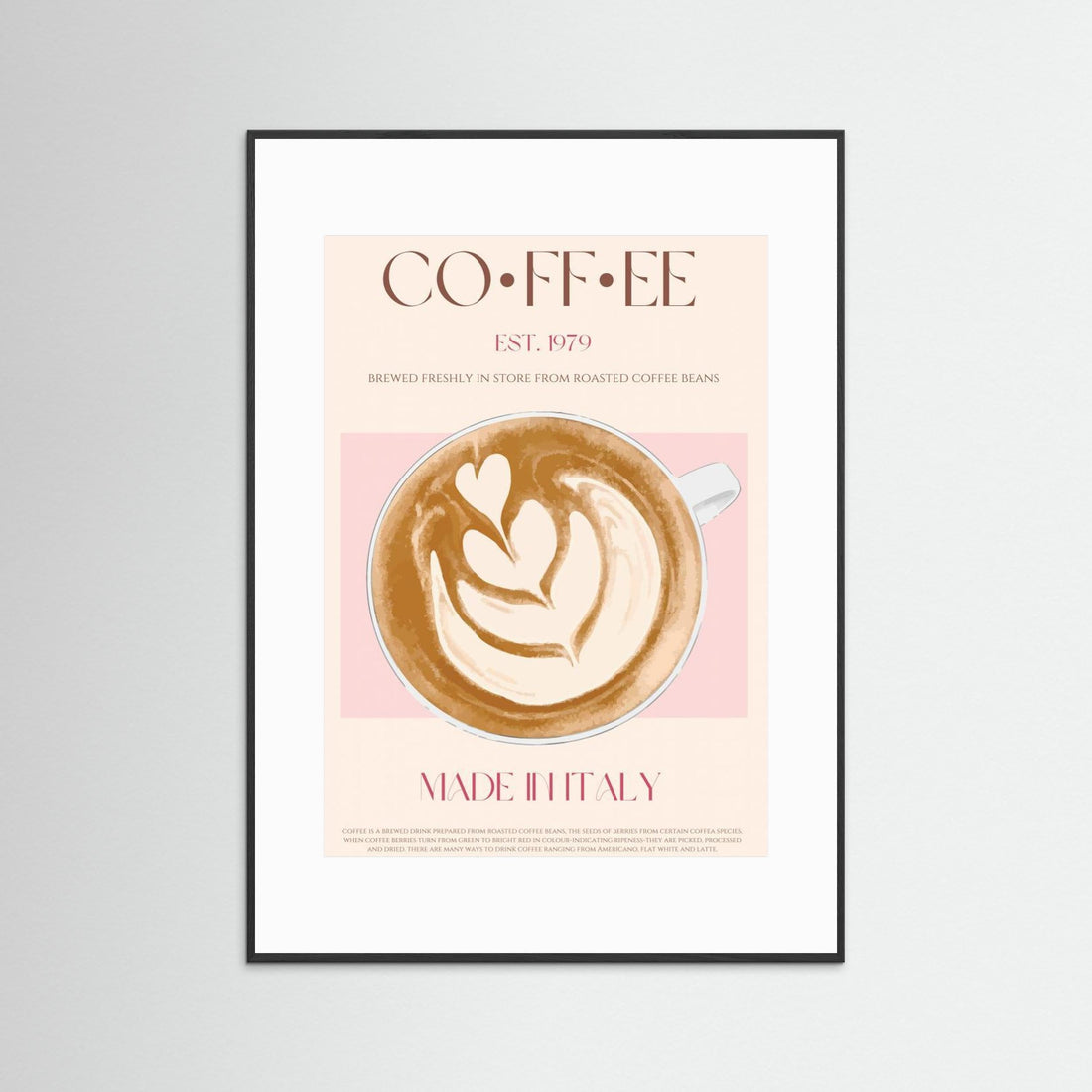 Coffee by Nazma Khokhar - Fine Art Paper Print - dreamtprint.art - 14 x 21 cm / 5 x 8″ (A5)