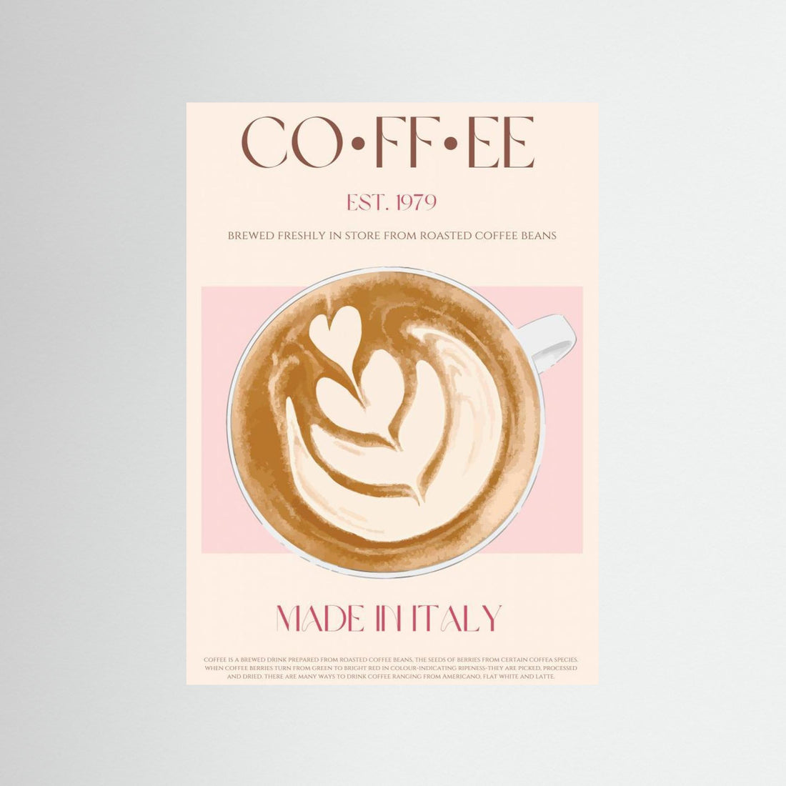 Coffee by Nazma Khokhar - Fine Art Paper Print - dreamtprint.art - 14 x 21 cm / 5 x 8″ (A5)