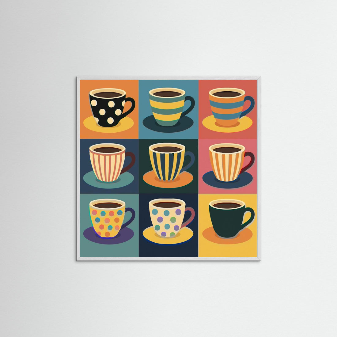 Coffee Cups by Andreas Magnusson - Fine Art Paper Print - dreamtprint.art - 50 x 50 cm / 19 x 19″