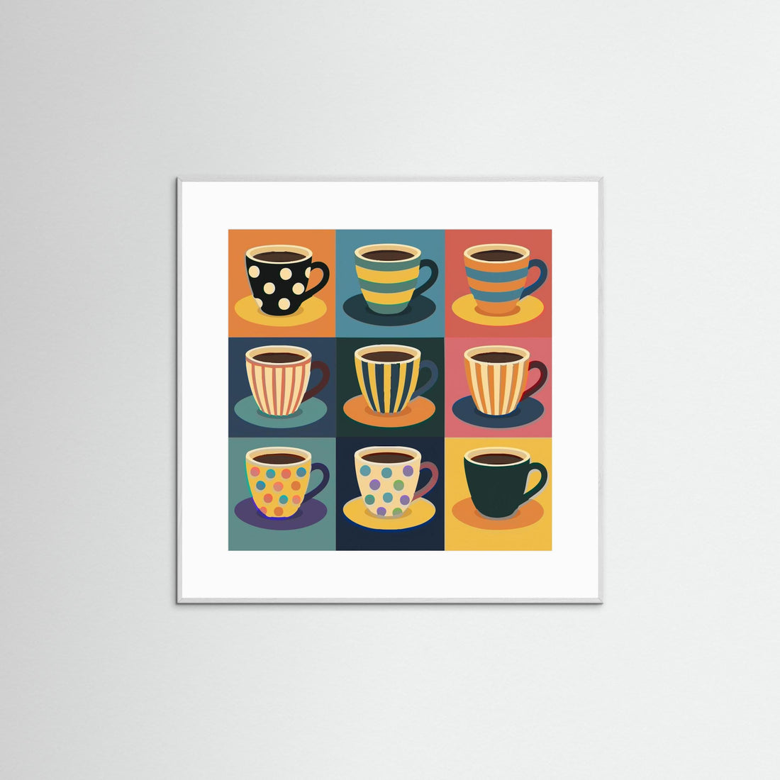 Coffee Cups by Andreas Magnusson - Fine Art Paper Print - dreamtprint.art - 50 x 50 cm / 19 x 19″