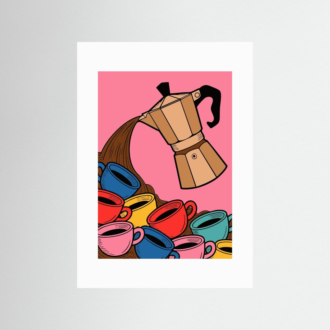 Coffee Mania by Andreas Magnusson - Fine Art Paper Print - dreamtprint.art - 14 x 21 cm / 5 x 8″ (A5)