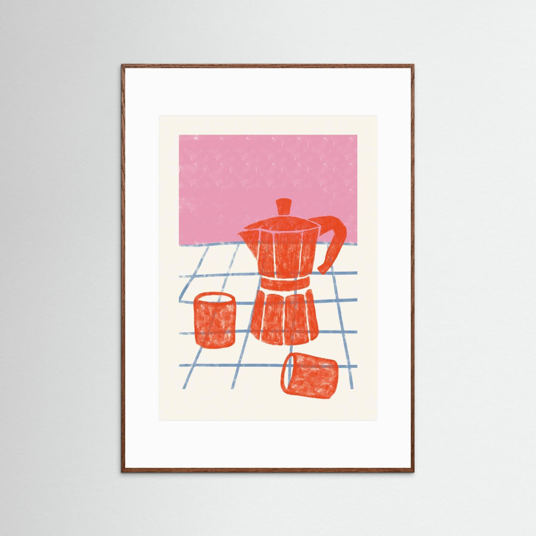 COFFEE TIME by Gulcihan Ozguc - Fine Art Paper Print - dreamtprint.art - 14 x 21 cm / 5 x 8″ (A5)