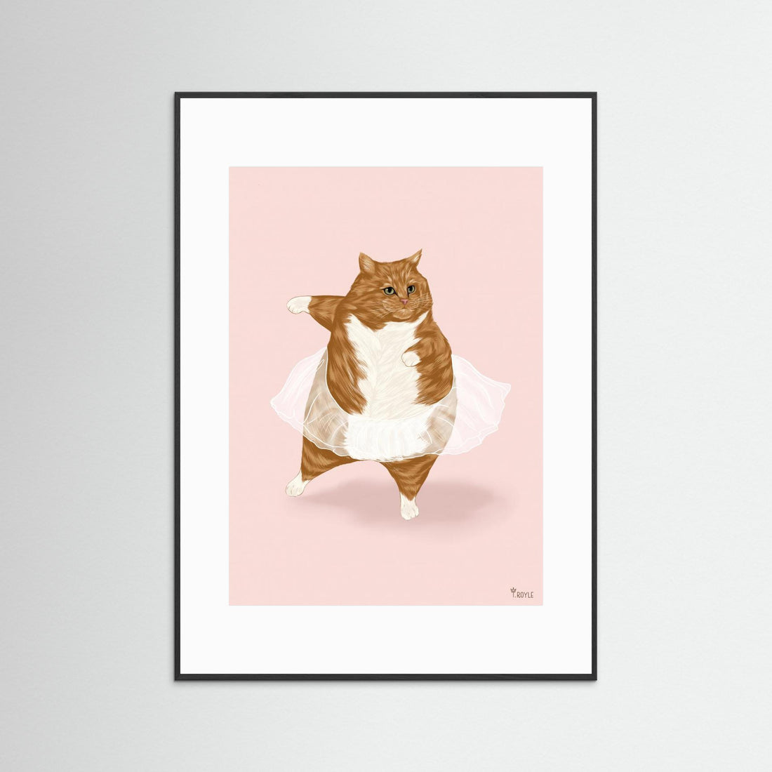 Ballet Cat - 'I can do anything I dream of' by Tara Royle