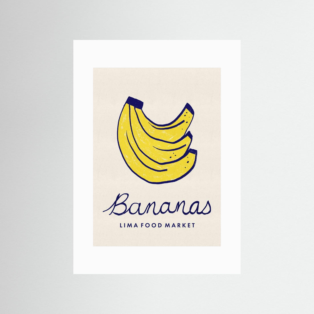 Bananas Lima Food Market Peru by Dirkie Nell