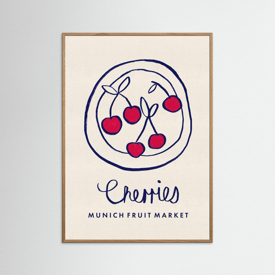 Cherries Munich Food Market Germany by Dirkie Nell