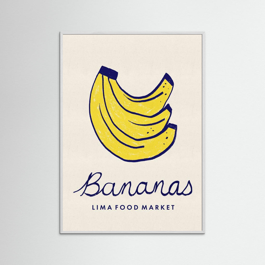 Bananas Lima Food Market Peru by Dirkie Nell