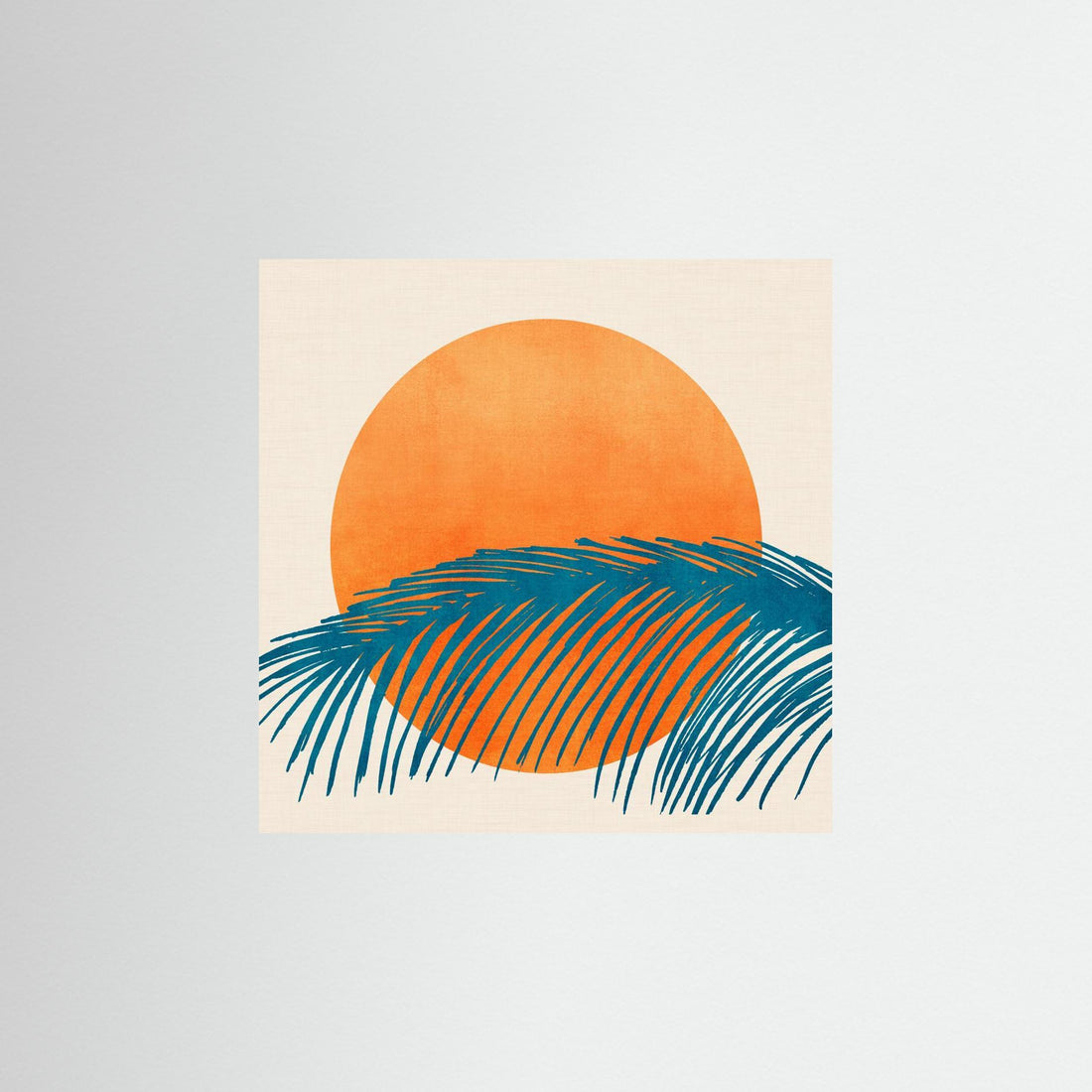 Retro Tropical Sunset by Kristian Gallagher