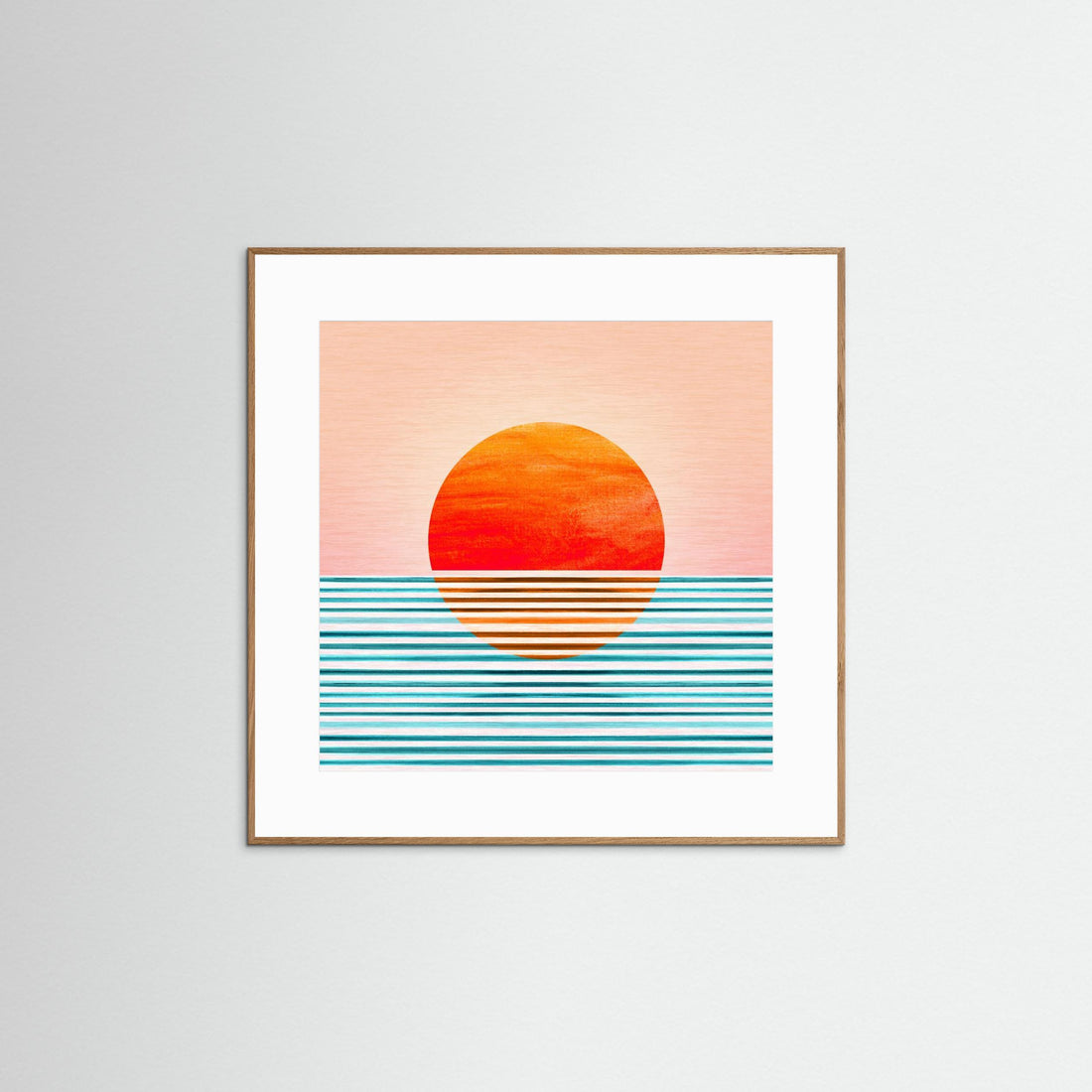 Minimalist Sunset III by Kristian Gallagher