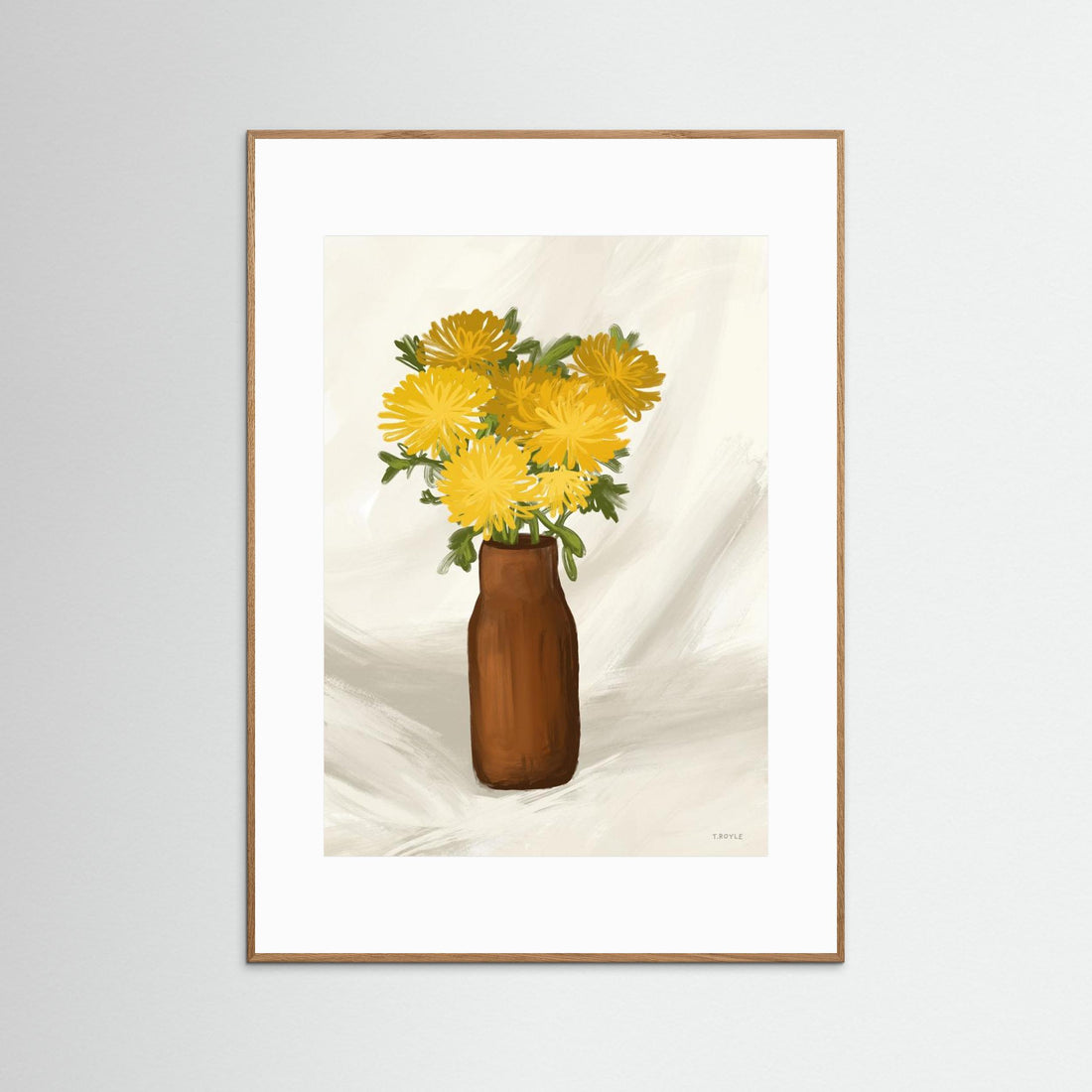 Vase of Flowers in Yellow by Tara Royle