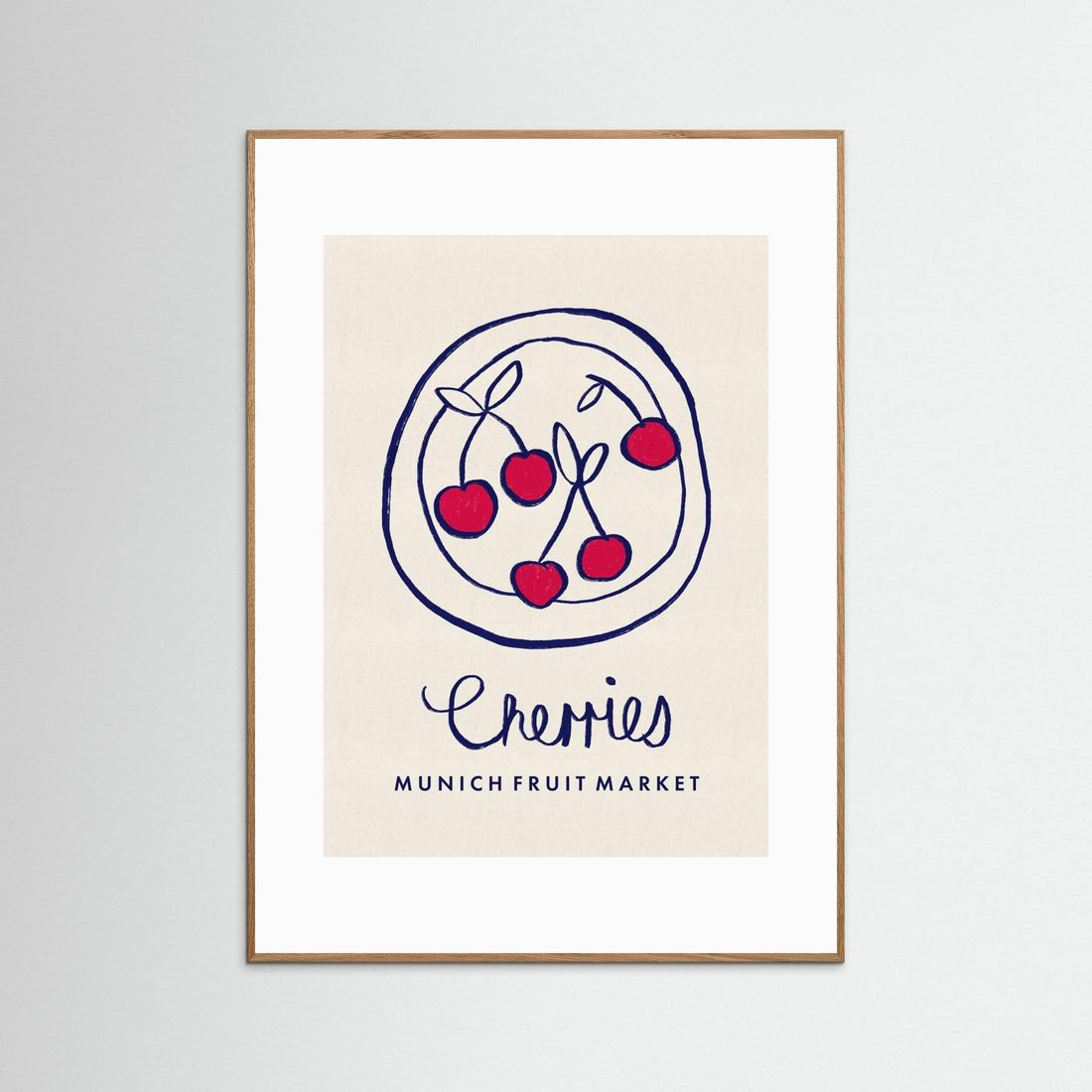 Cherries Munich Food Market Germany by Dirkie Nell