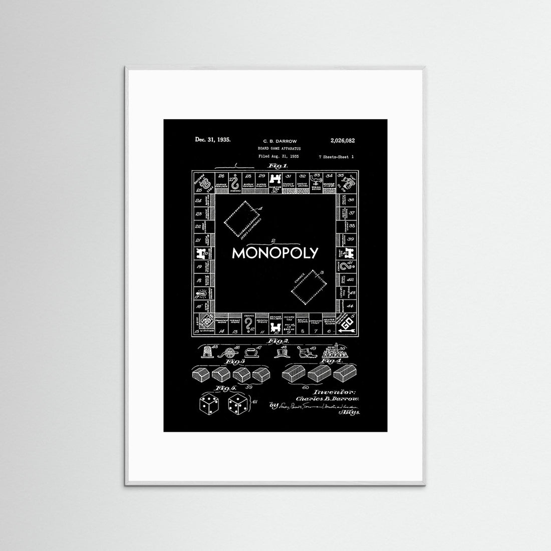 Board Game Patent 1935 by Andreas Magnusson
