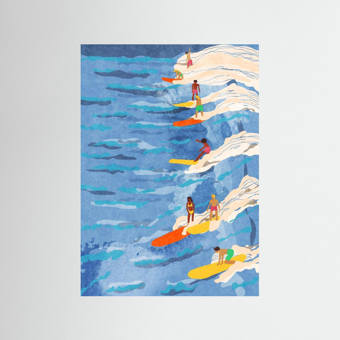 chilled surfing by Raissa Oltmanns