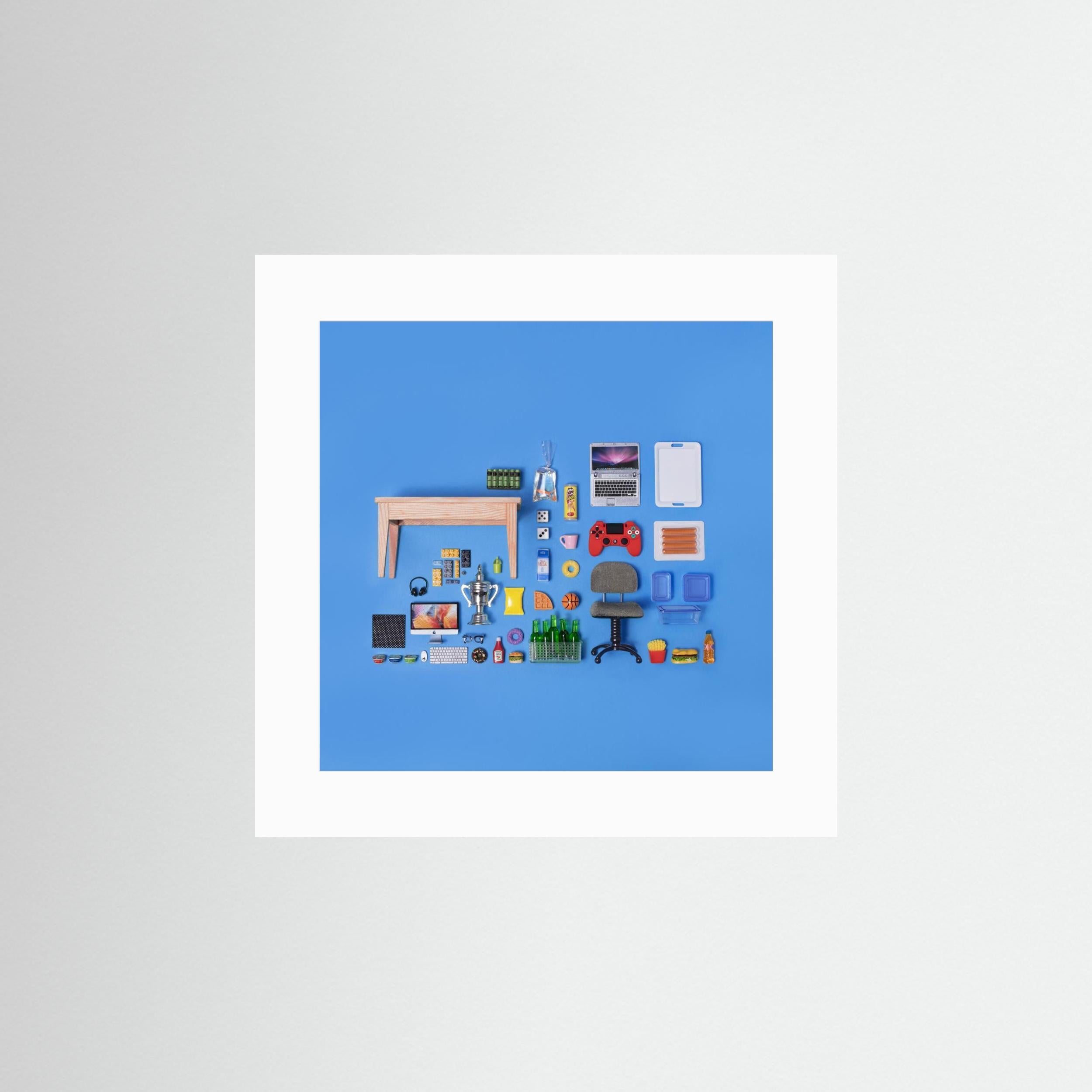 Dollhouse inventory / dark blue by Julia Ramiro