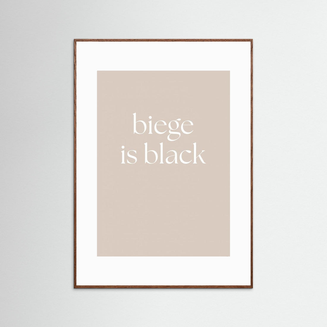 Biege Is Black by Anne Marie Volfova