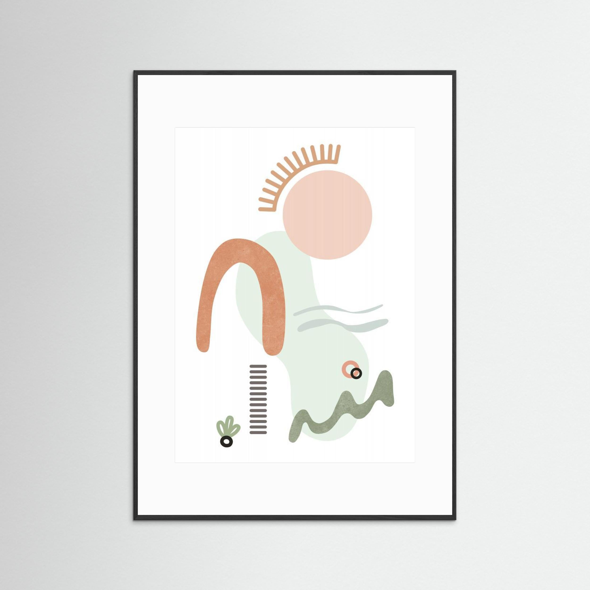 Tropical Villa Color and Shapes 20 by Amini54