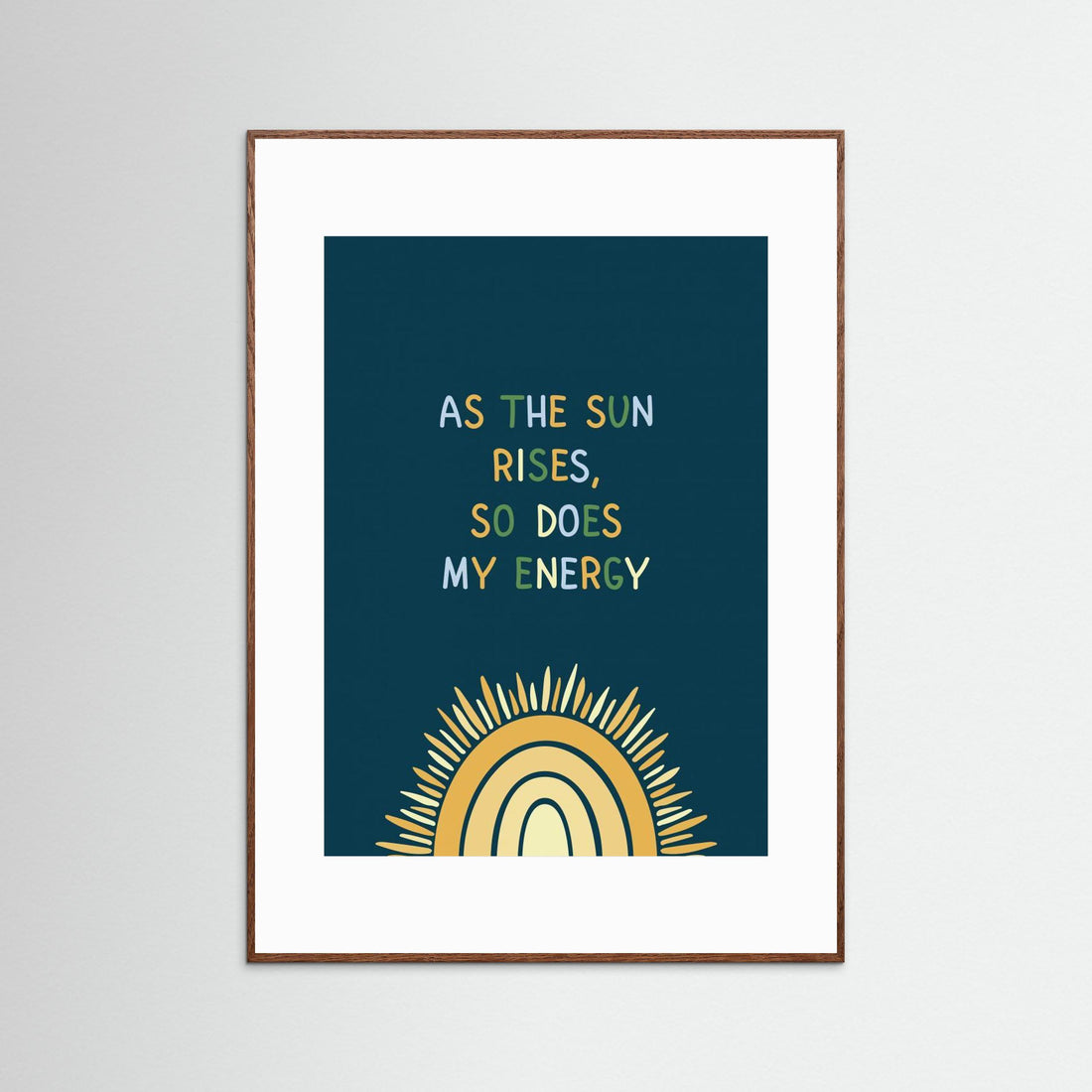 What a Wonderful World - Affirmation Poster 03 by Olena Kovalova