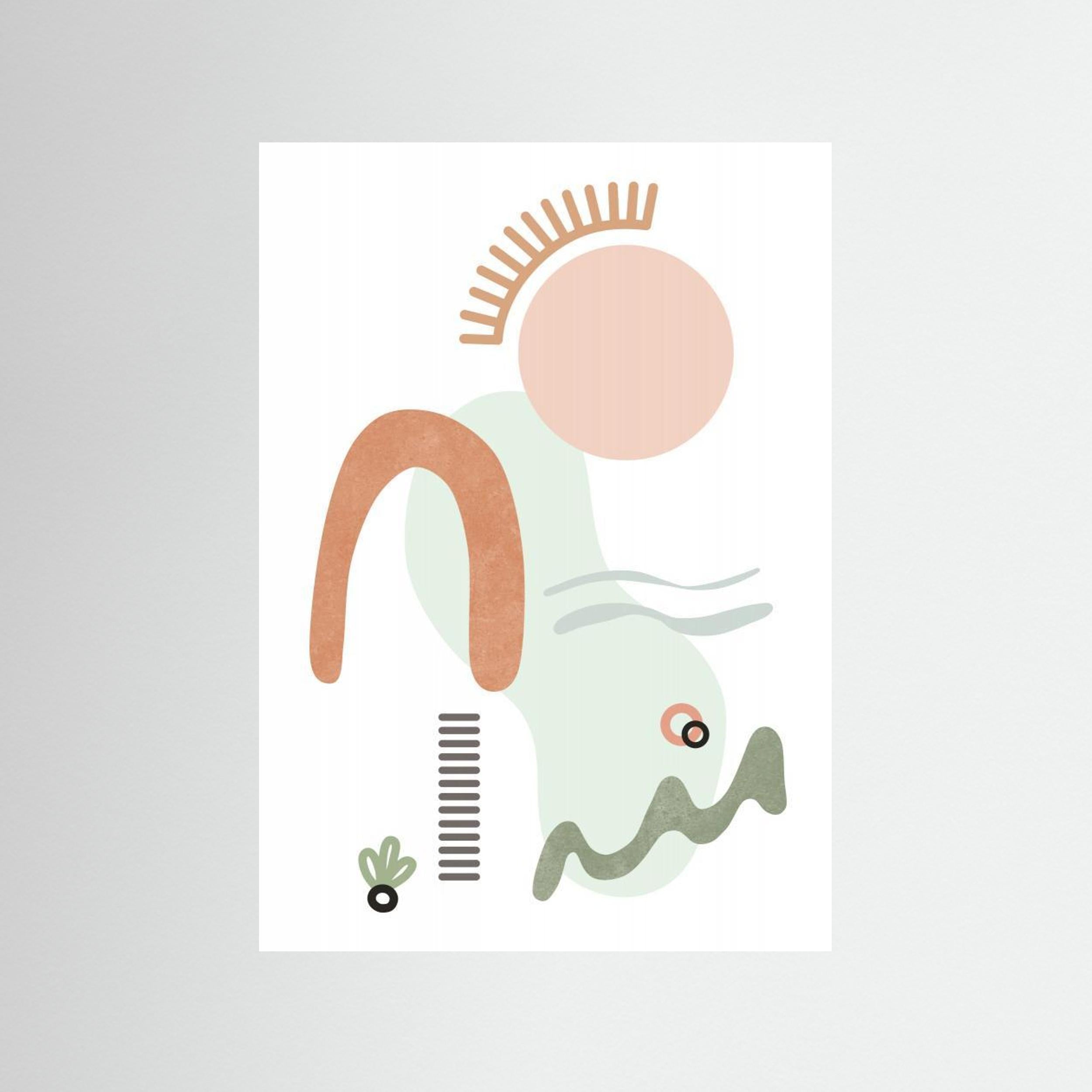 Tropical Villa Color and Shapes 20 by Amini54