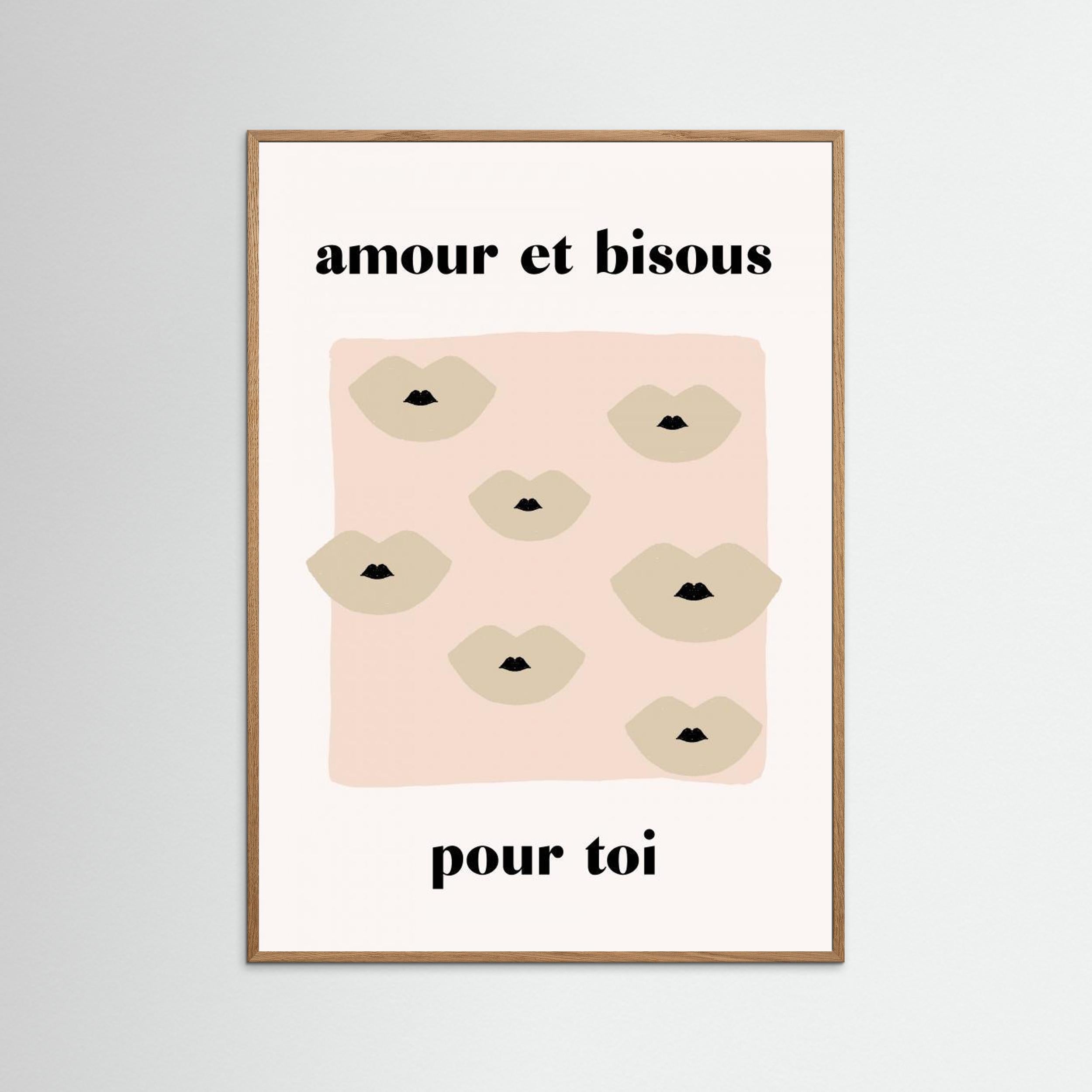 French Kiss Poster by Aislinn Simmonds