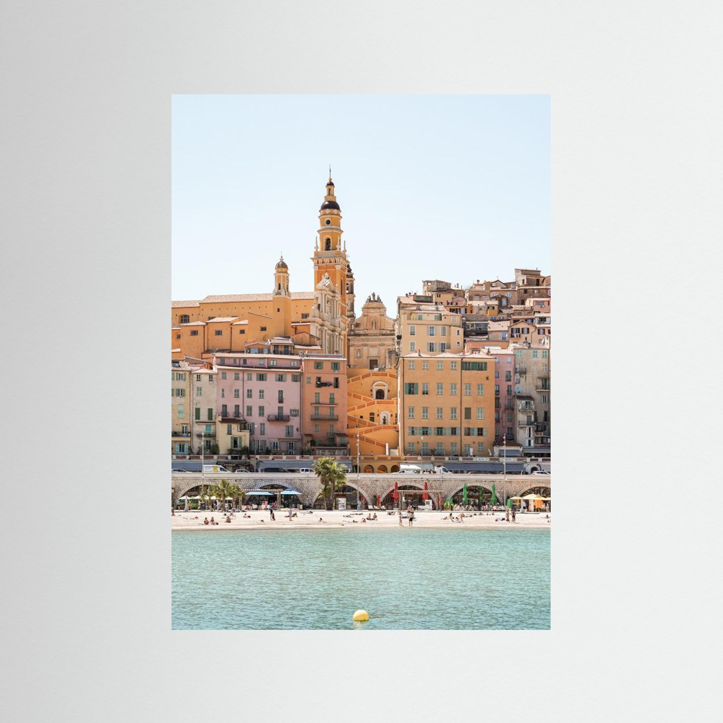 Skyline of Menton by Henrike Schenk