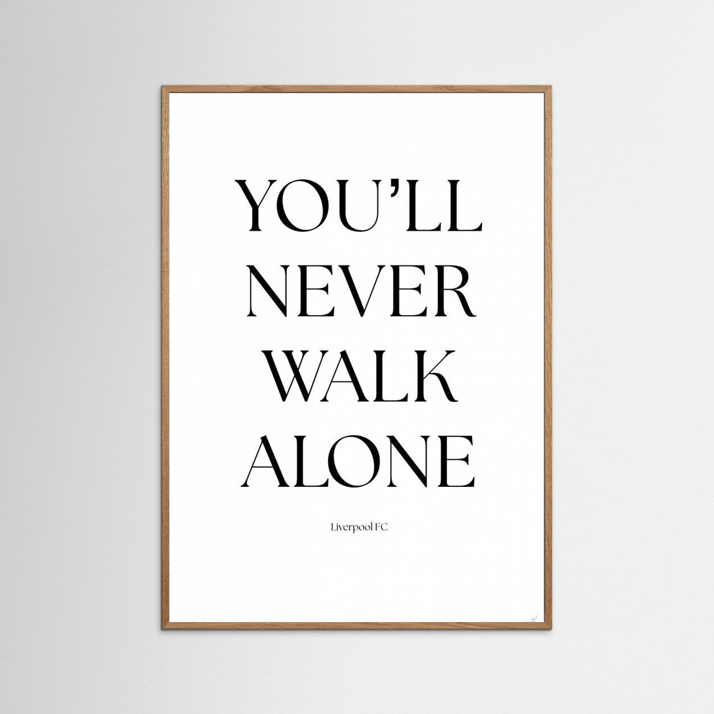 You will never walk alone by Anne Marie Volfova