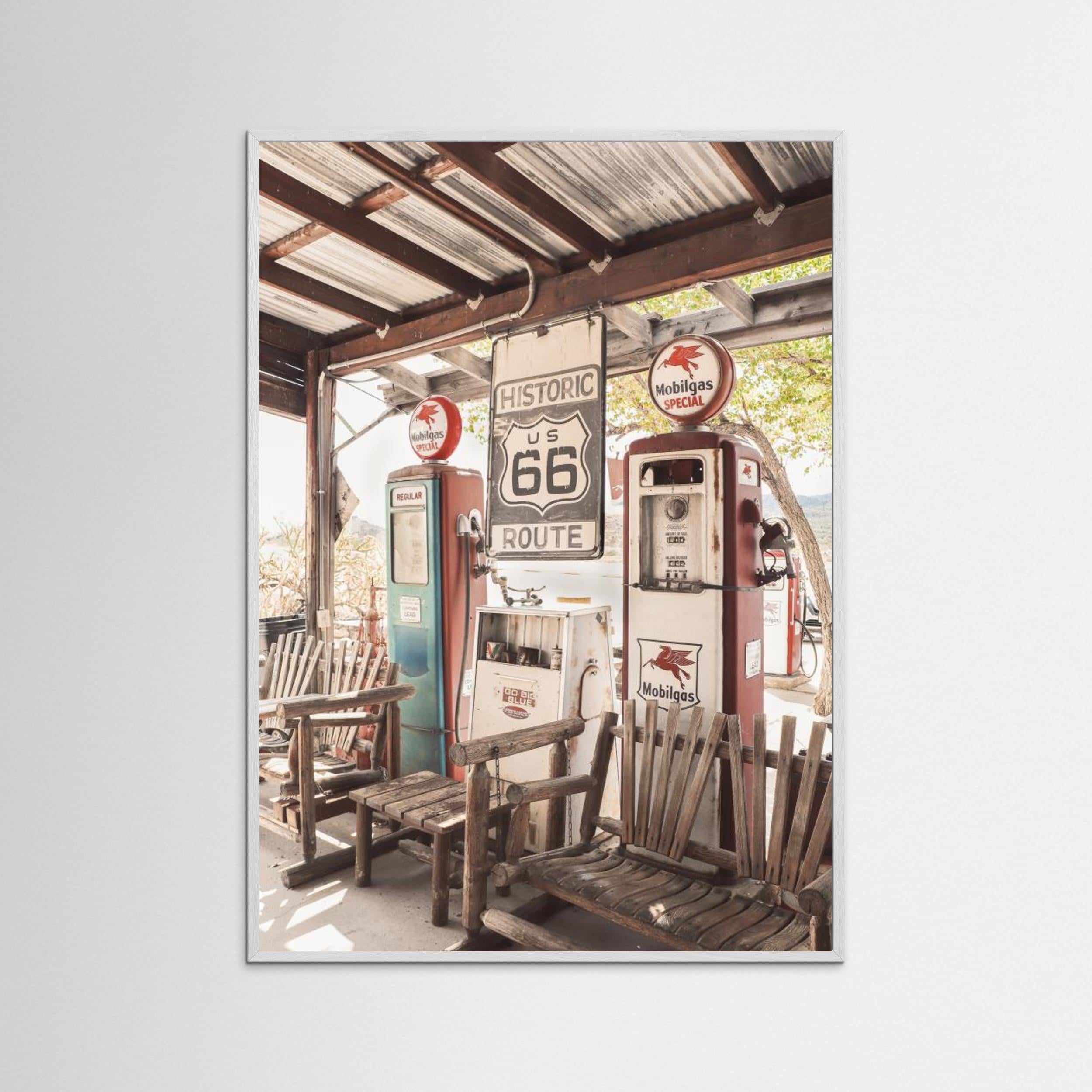 Route 66 Gas Station by Henrike Schenk