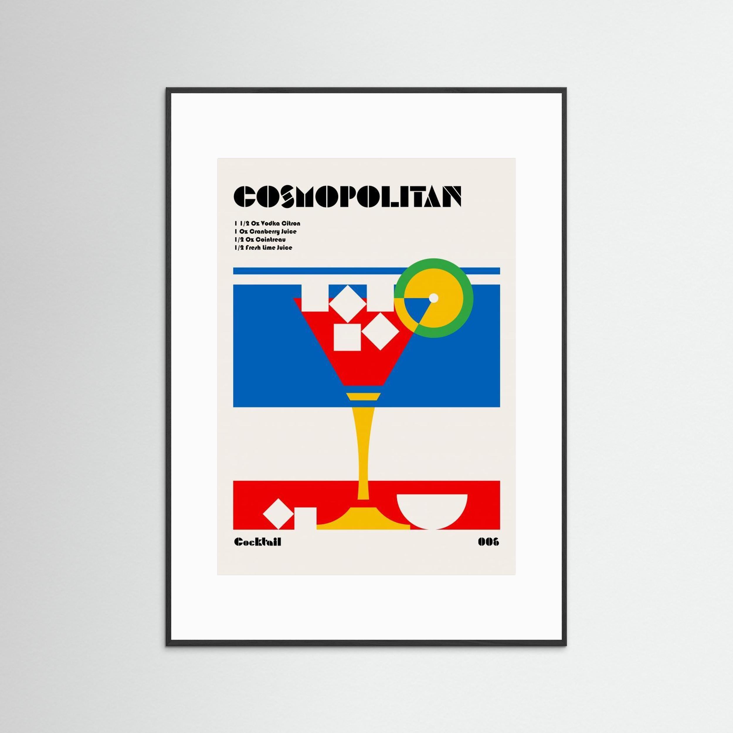 Cosmopolitan Bauhaus Cocktail by Retrodrome