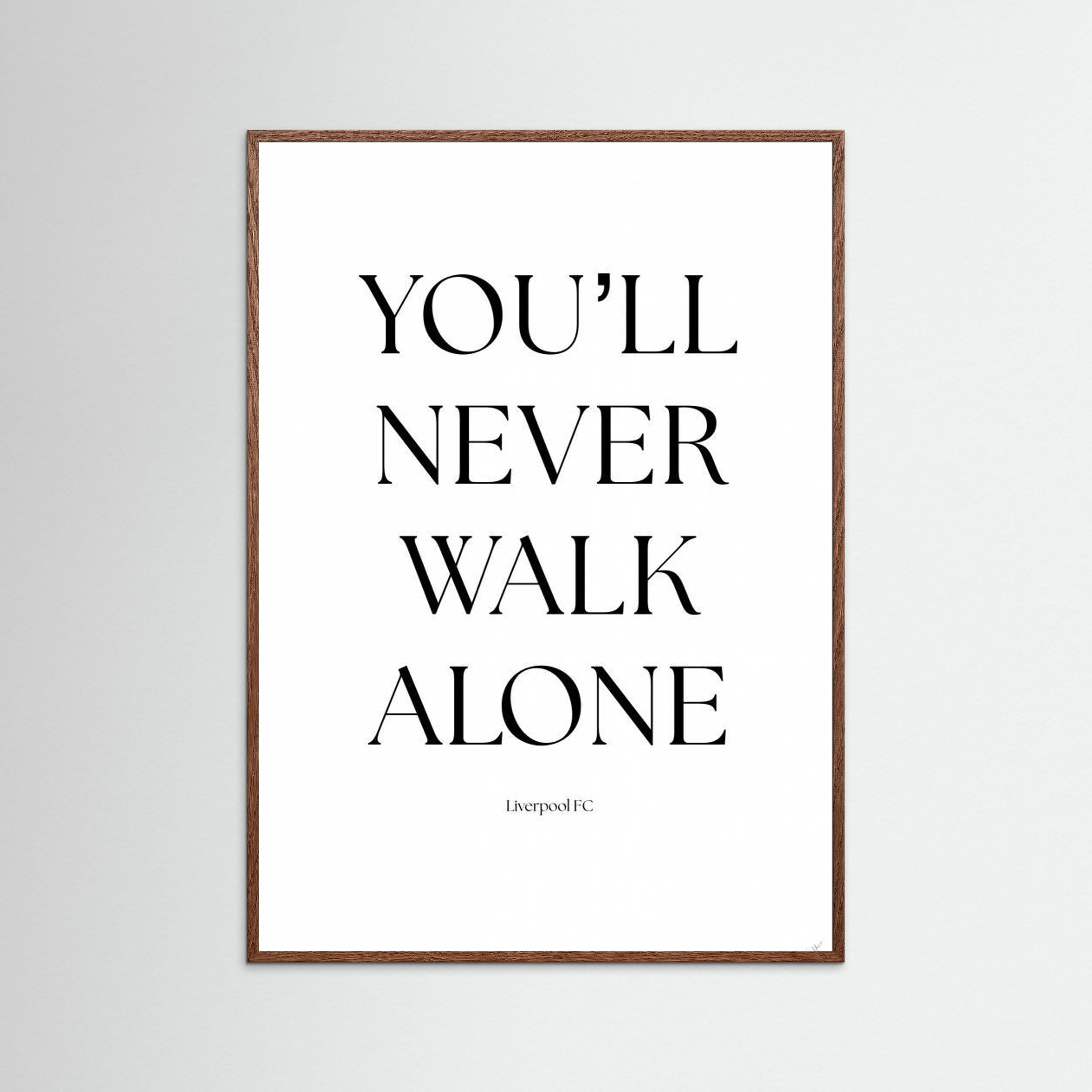 You will never walk alone by Anne Marie Volfova