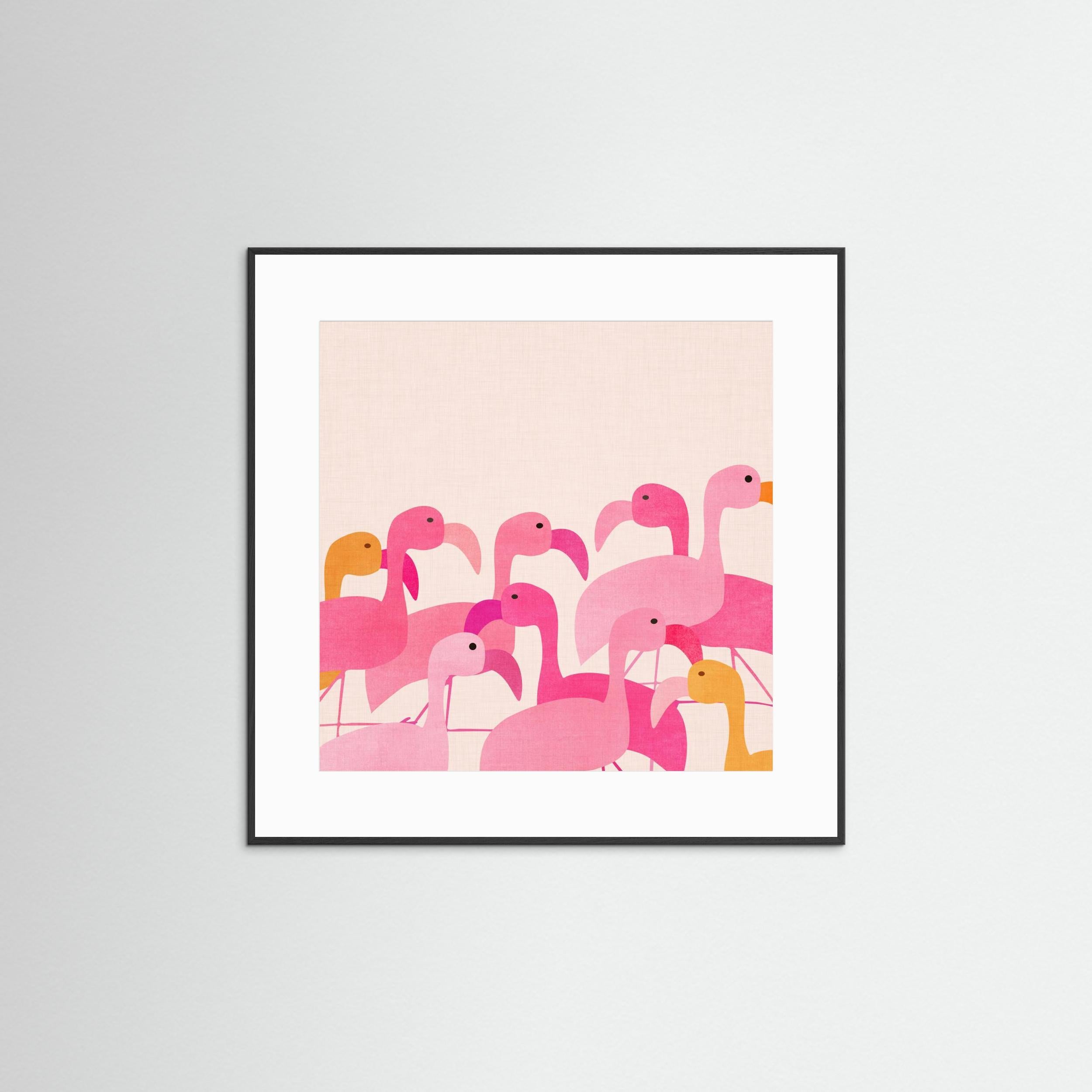 Flamingos by Kristian Gallagher