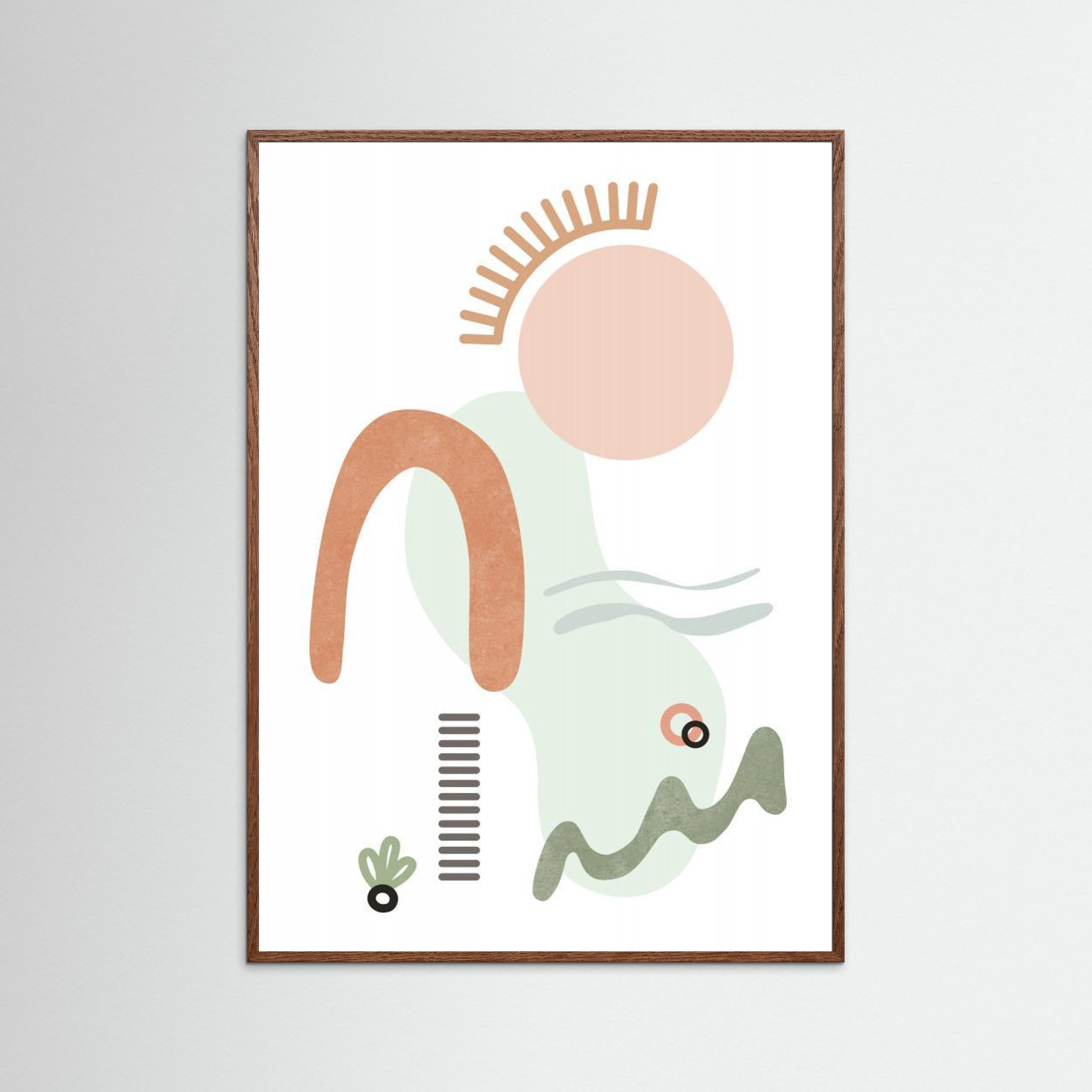 Tropical Villa Color and Shapes 20 by Amini54