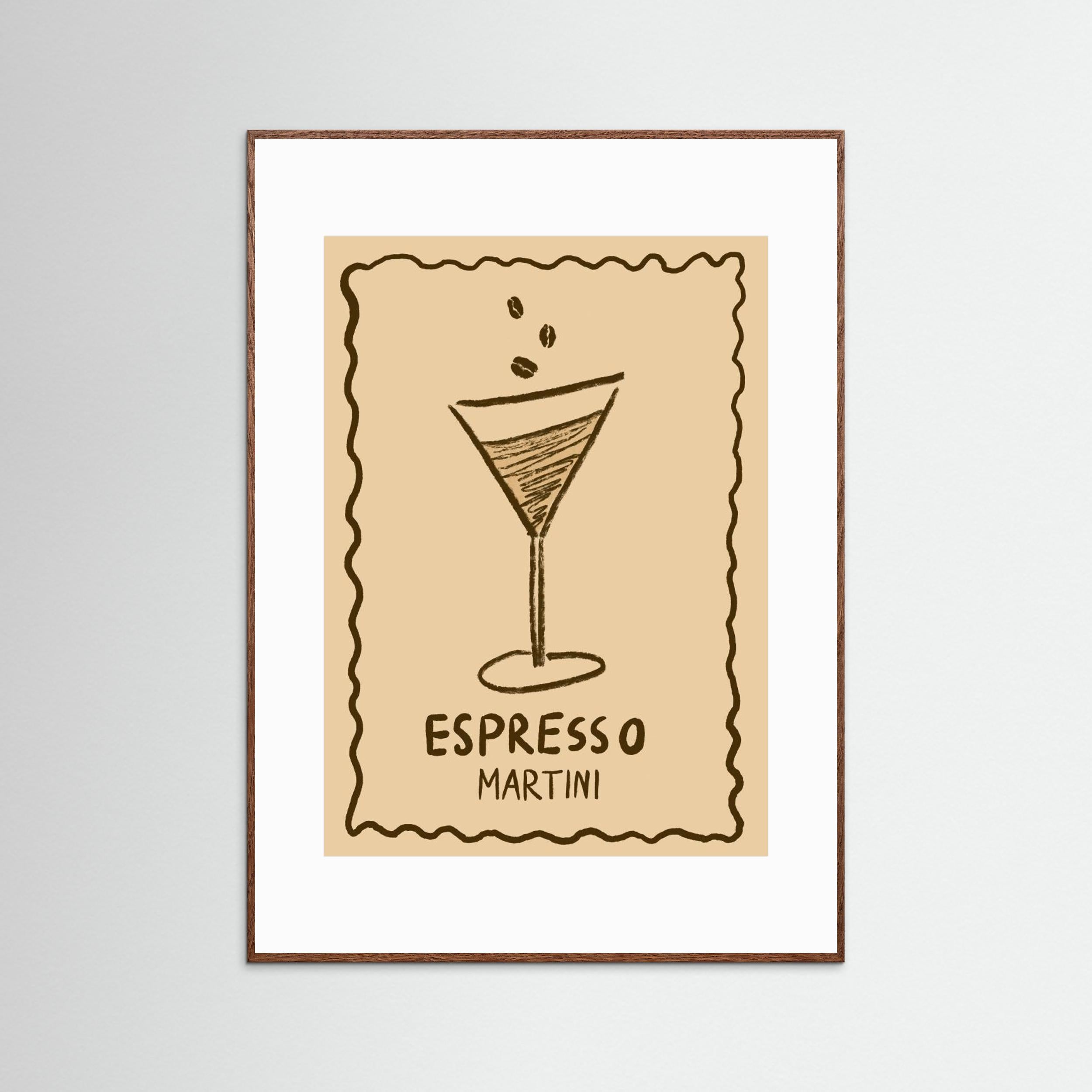Poster Espresso Martini Up by Studio Dolci