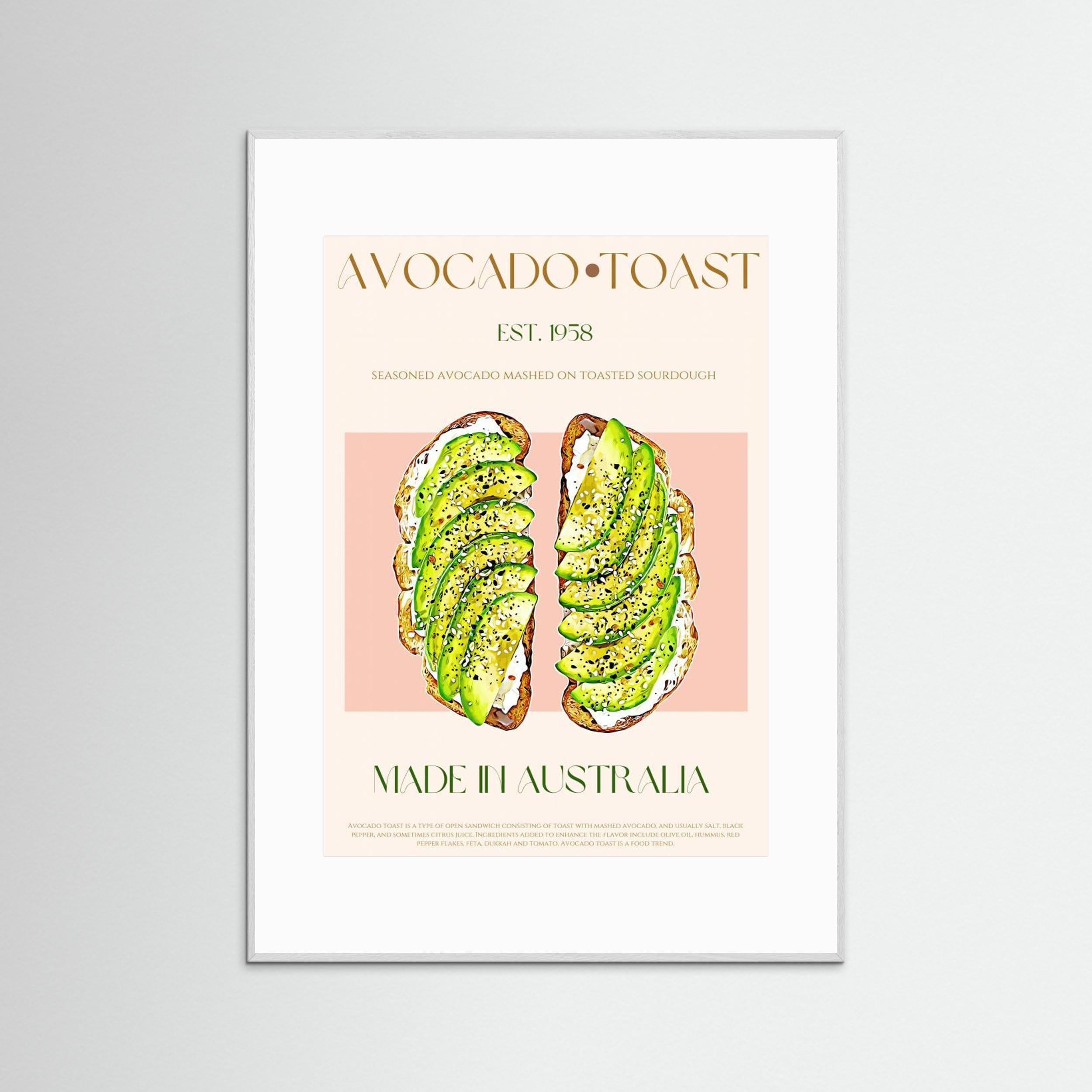 23ratioavocadotoastprint by Nazma Khokhar