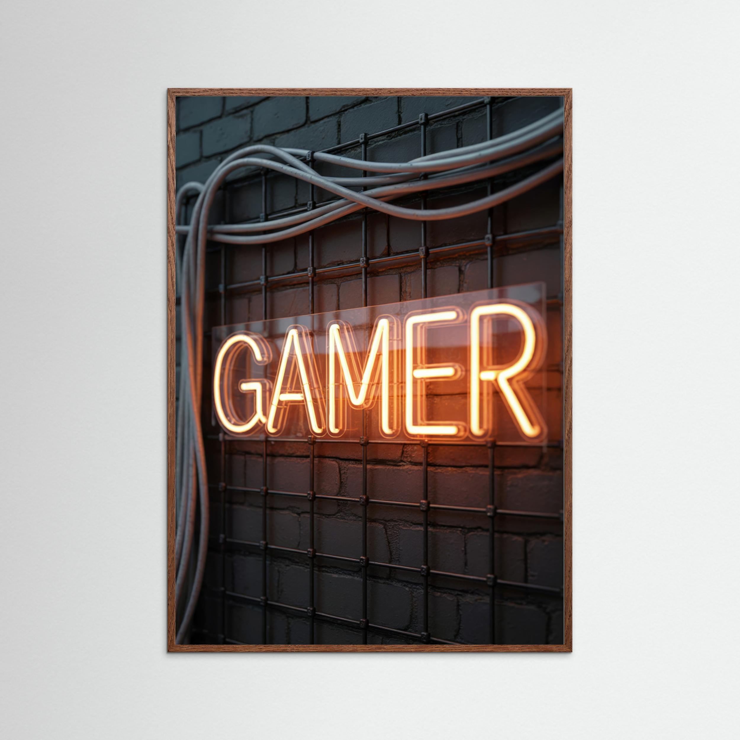 Gamer sign by Andreas Magnusson